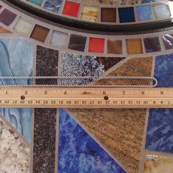 David Yurman Extra Large Cerise Chalcedony & Sapphire Enhancer Pendant - 18K/925 - Picture 9 of 12